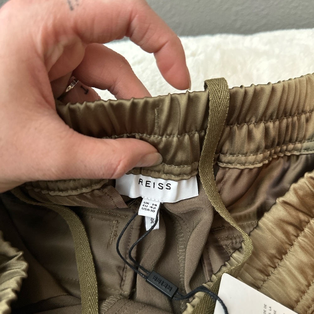 Reiss Tyler satin jogger - Picture 7 of 9